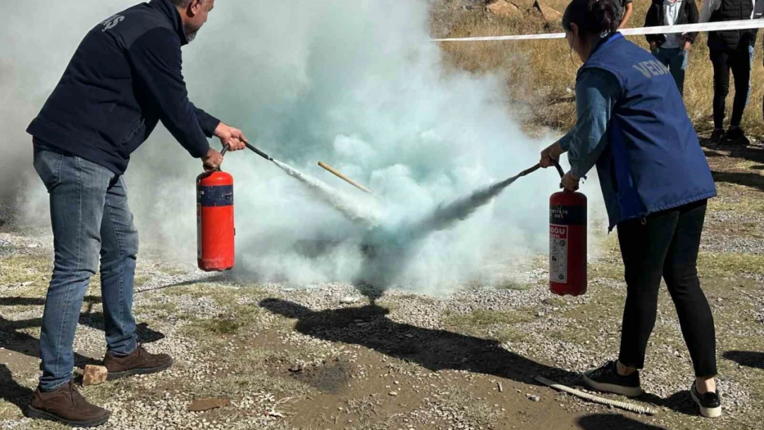 VEDAŞ'tan yangın tatbikatı