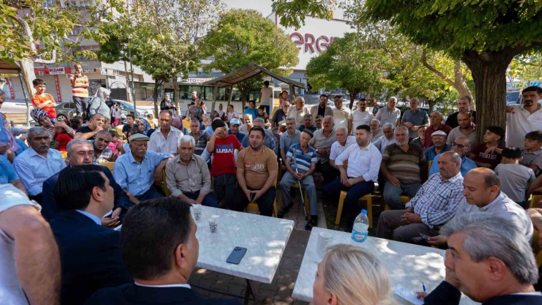 Yılmaz, halk buluşmalarına devam ediyor