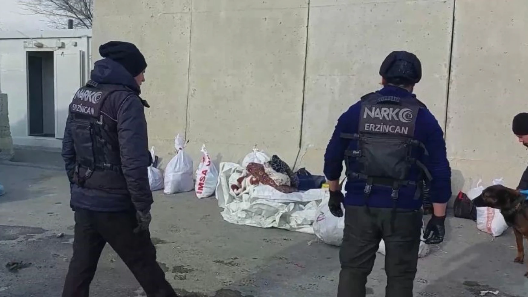 Erzincan'da 55 kilo uyuşturucu ele geçirildi