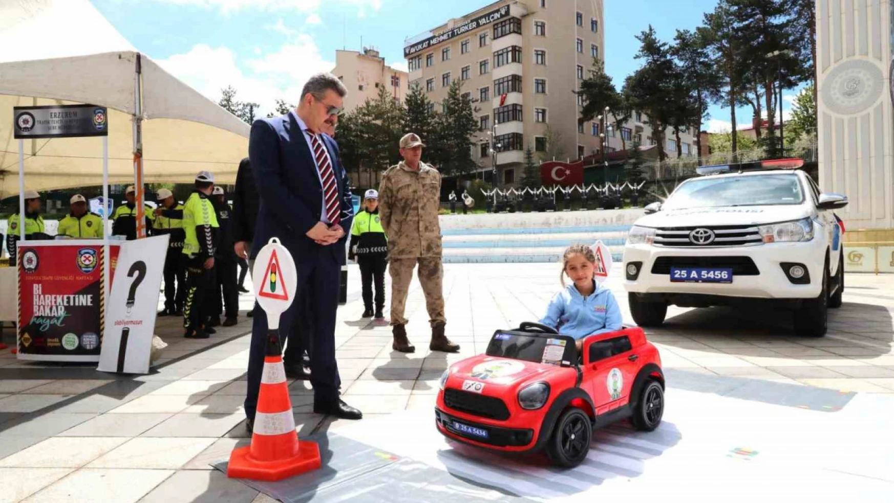 Erzurum'da bir ayda 78 bin 444 araç denetlendi