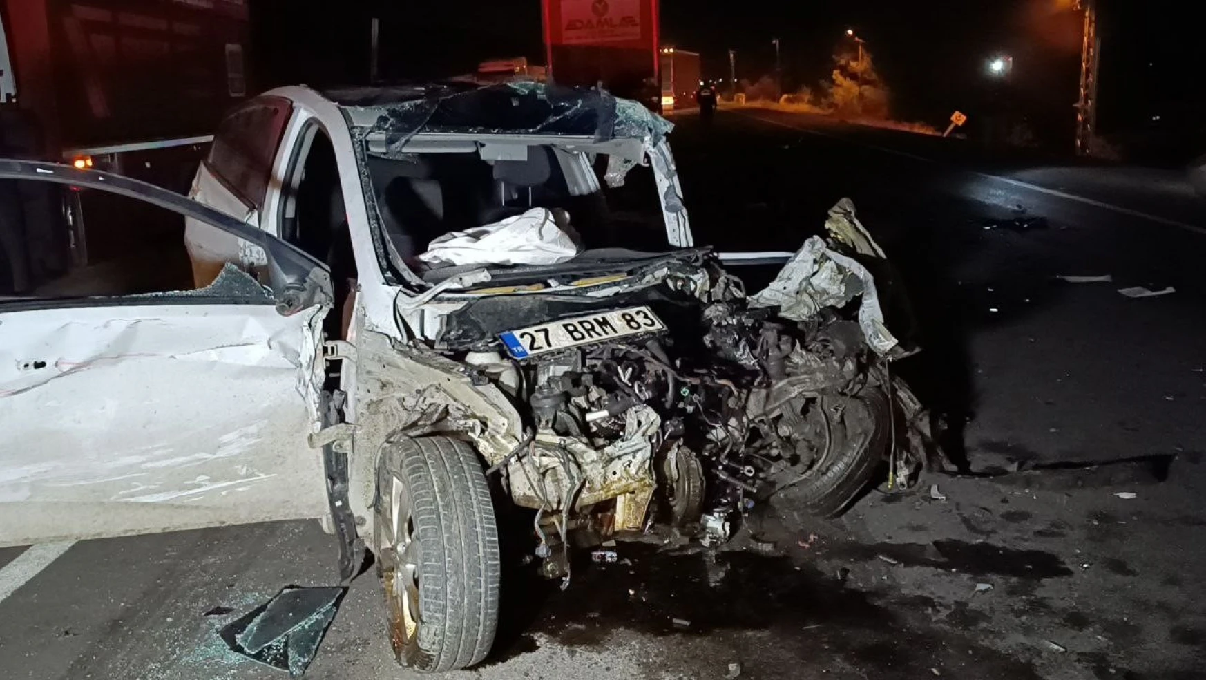 Gaziantep'te feci kaza: 1 ölü, 1 ağır yaralı