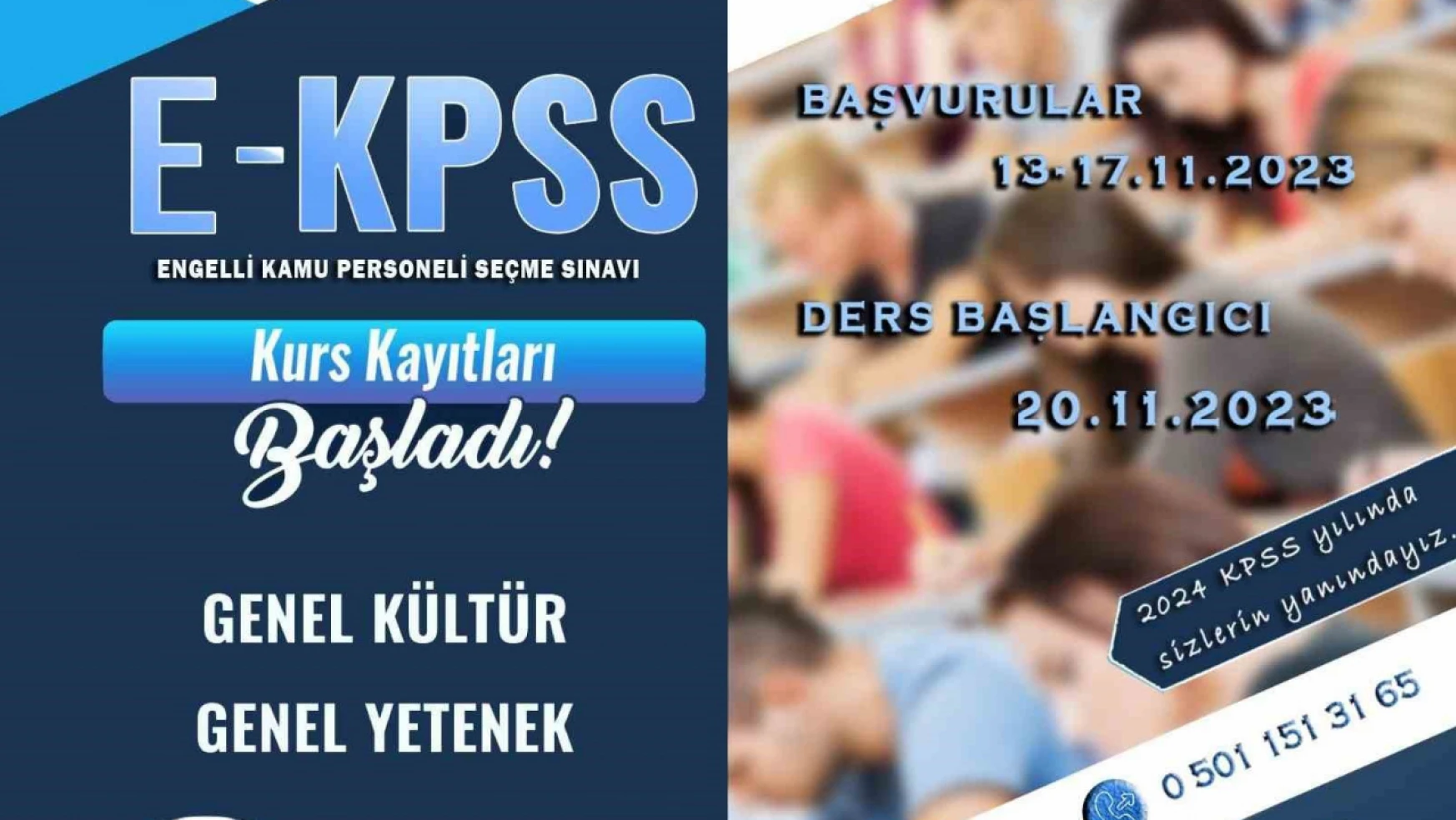 Van Büyükşehir Belediyesi ücretsiz EKPSS kursu açtı