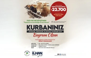 Yeşilyurt Belediyesi Kurban Bağış Hizmetini Başlattı
