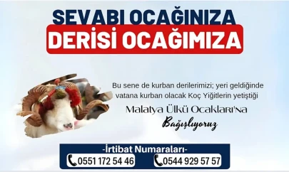 Ülkü Ocaklarından 'Sevabı Ocağınıza, Derisi Ocağımıza' Kampanyası