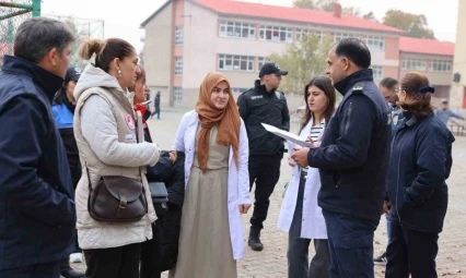 Iğdır'da okul çevresindeki işletmeler denetlendi