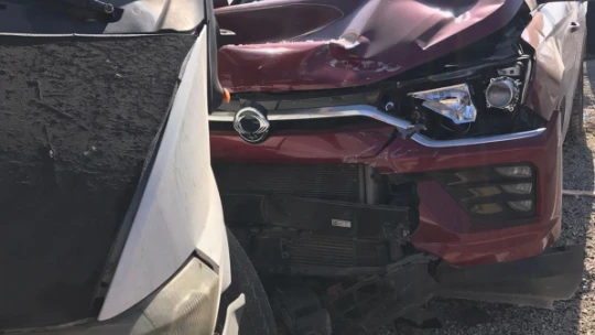 Malatya'da otomobil ile minibüs çarpıştı: 5 yaralı