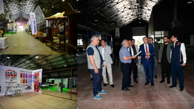 Başkan Er Yapı Dekorasyon Fuarı Alanında İncelemelerde Bulundu