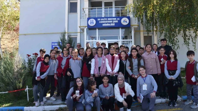 İçme suyunun yolculuğunu yerinde gördüler