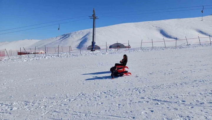 Abalı Kayak Merkezi'nde sezon açıldı