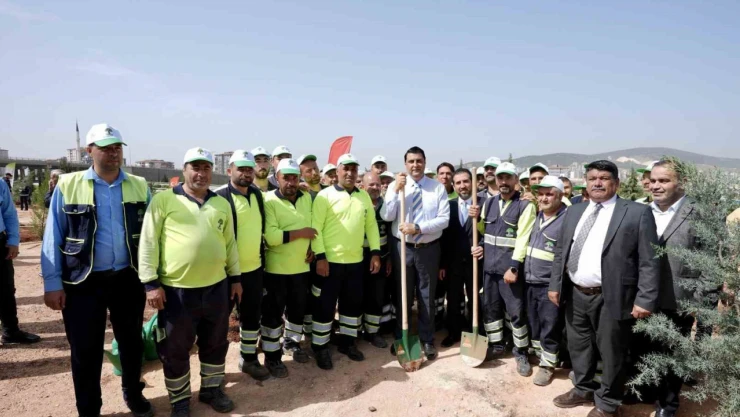 28. Etap Şehitkamil Ormanı'na can suyu verildi