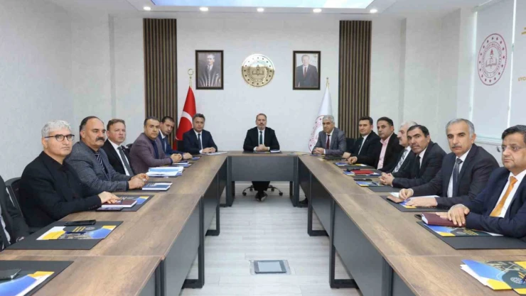 Adıyaman'da eğitim değerlendirme toplantısı yapıldı