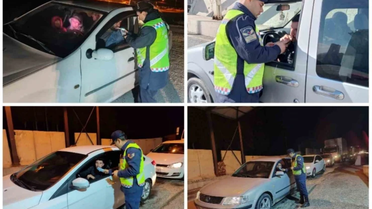 Ağrı'da sürücülere 118 bin lira ceza kesildi