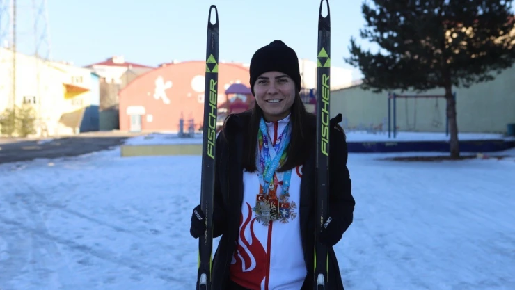 Ağrılı milli kayakçı, kız çocuklarına umut oluyor