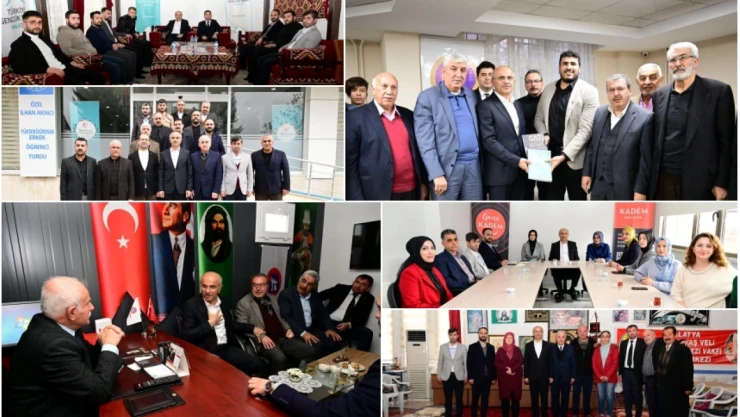 AK Parti Malatya Büyükşehir Belediye Başkan Adayı Sami Er'den STK Ziyaretleri