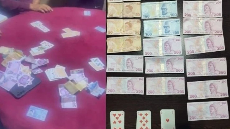 Ardahan'da kumar oynayanlara suçüstü: 32 bin 125 lira ceza