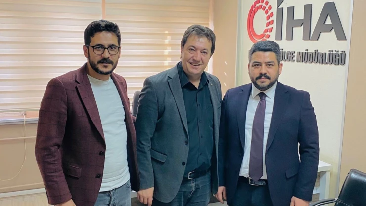 Ardahanlı ve Uslu'dan İHA'ya ziyaret