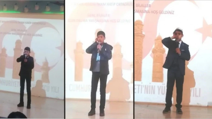 Bitlis'te 'Genç Bilaller Ezan Okuma Yarışması' Düzenlendi