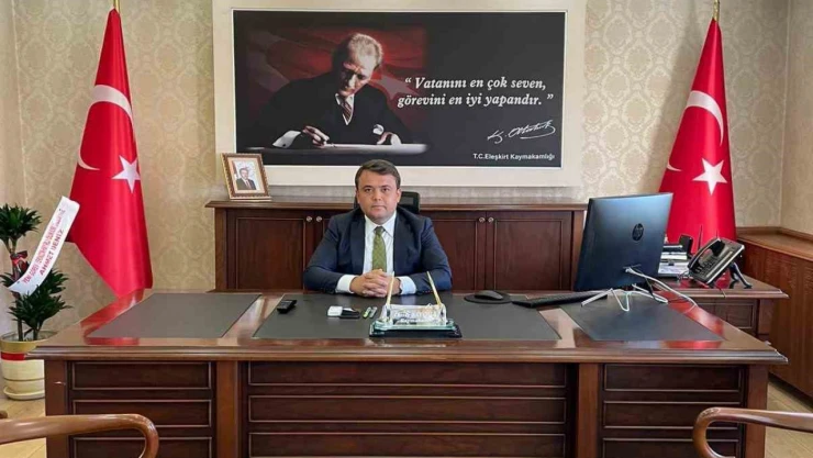 Eleşkirt Kaymakamı Ömer Saygılı görevine başladı