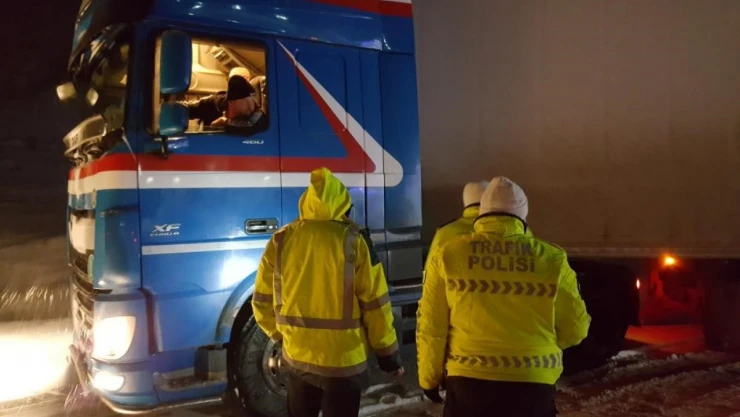 Erzincan'da kış denetimleri sürüyor