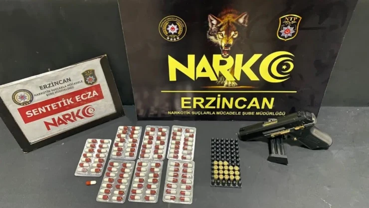 Erzincan'daki uyuşturucu operasyonunda 1 zanlı tutuklandı