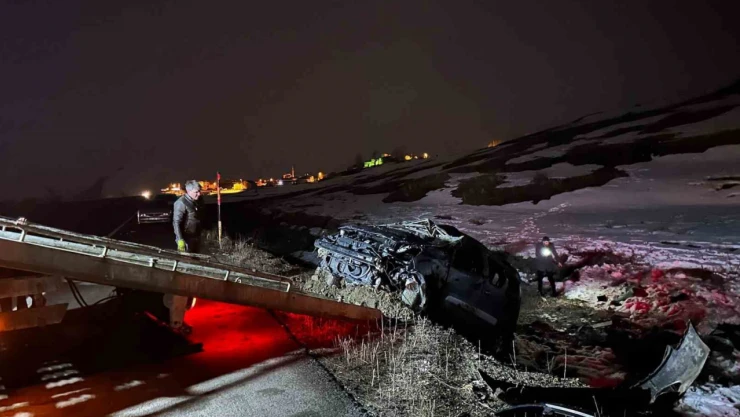 Erzurum'da trafik kazası 4 yaralı