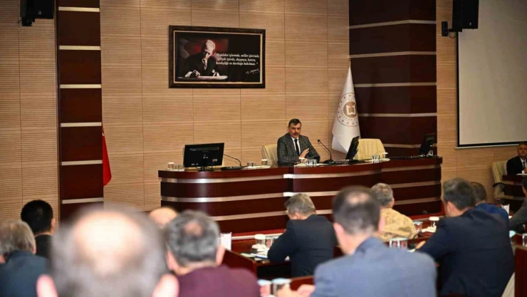 Erzurum'daki yatırım projeleri masaya yatırıldı