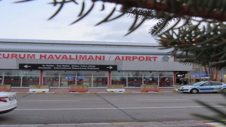 Erzurum Havalimanı'nda bir ayda 86 bin 865 yolcuya hizmet verildi