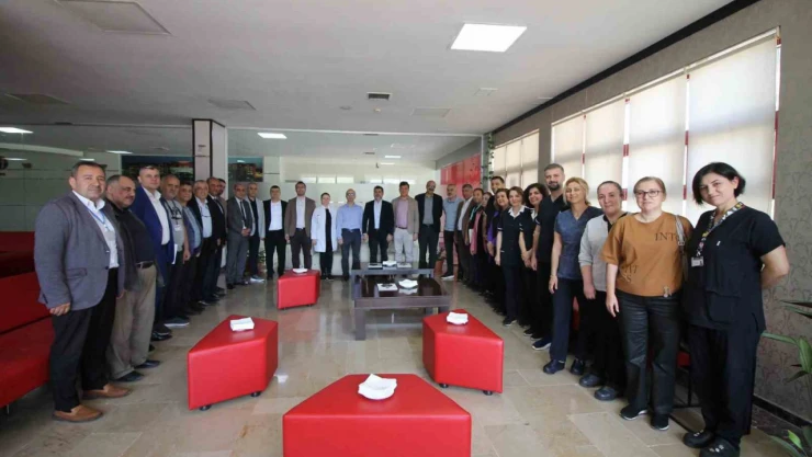 GAÜN Hastanesi'nde geleneksel bayramlaşma töreni