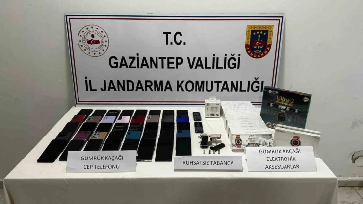 Gaziantep'te 2 milyon TL değerinde kaçak telefon ele geçirildi