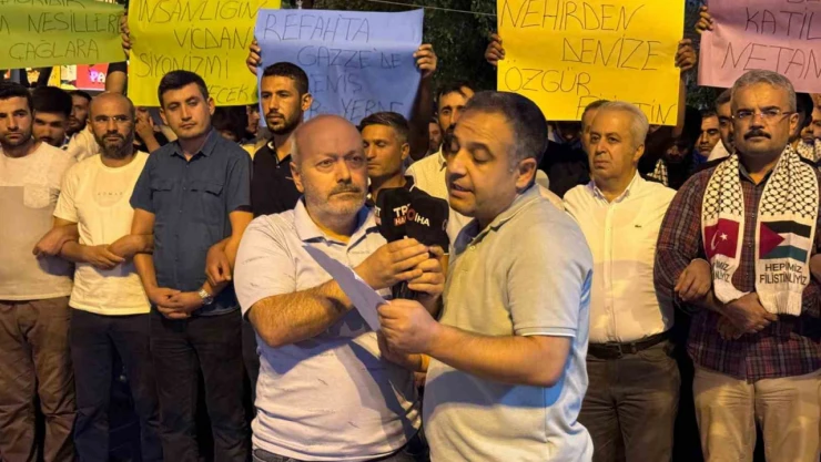 Haniye suikastı Adıyaman'da protesto edildi