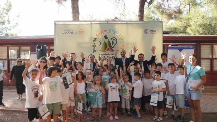 İşitme engelliler için Gaziantep'te unutulmaz kamp deneyimi