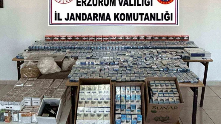 Jandarma'dan kaçak sigara operasyonu