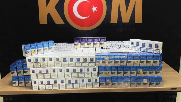 Kargo kolilerinden kaçak sigara çıktı