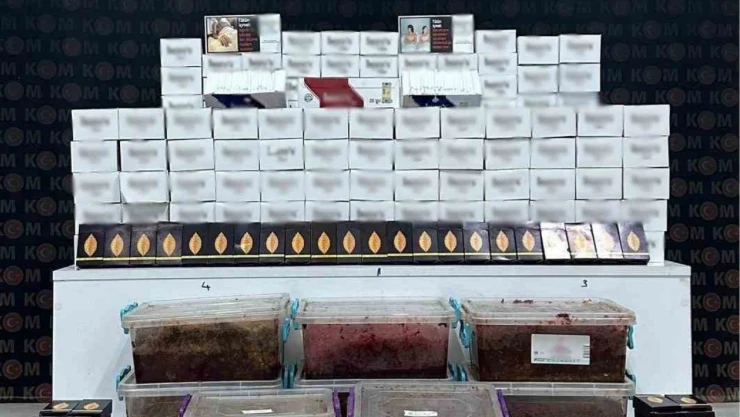 Kars'ta kaçakçılık operasyonu: Sahte içki ve tütün mamulleri ele geçirildi