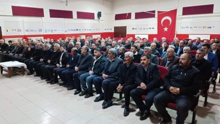 Kaymakam Uzun, muhtarla seçim güvenliği toplantısı yaptı