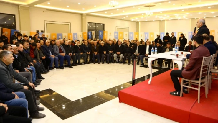 Malatya Büyükşehir Belediye Başkan Adayı Er, Şahnahanlılar ile Buluştu