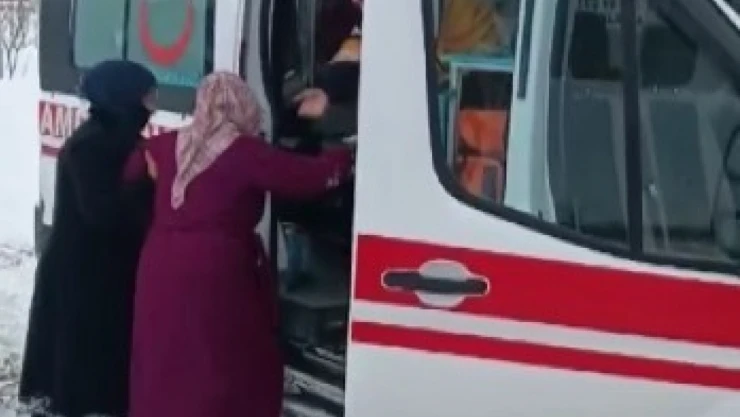 Muradiye'de hasta kurtarma operasyonu