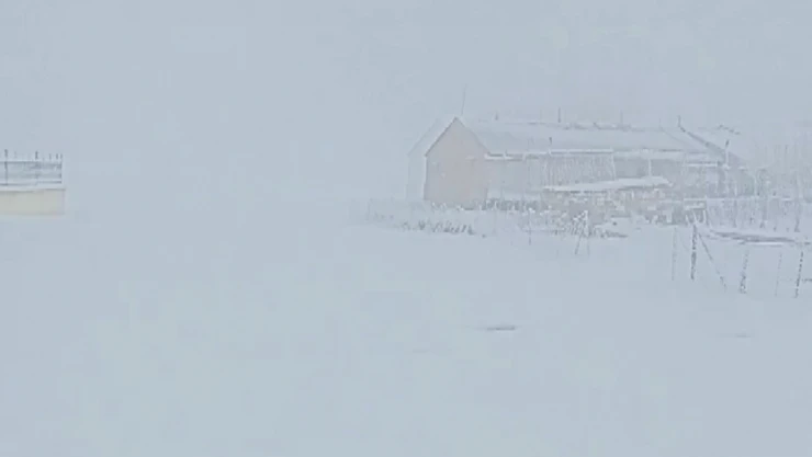 Muradiye'de yol açma çalışması