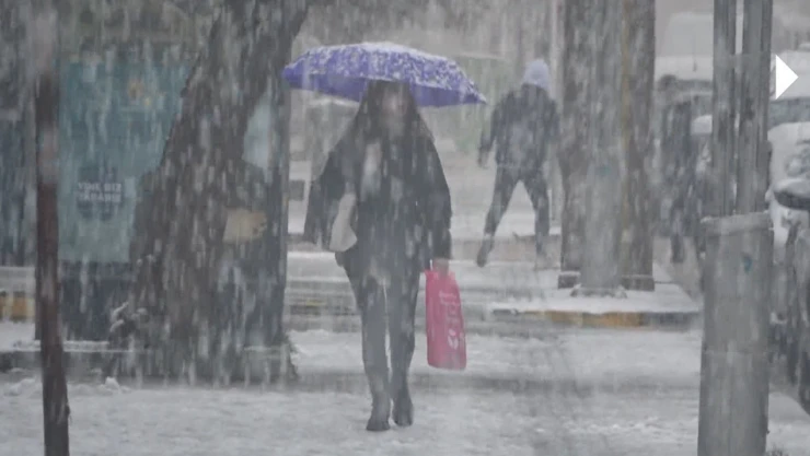 Muş'ta etkili olan kar yağışı 102 köy yolunu ulaşıma kapattı