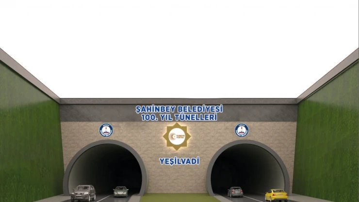 Şahinbey 100. yıl tünellerin ışık göründü