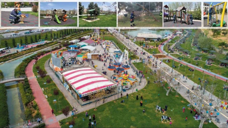 Şahinbey'de parklara modern dokunuş