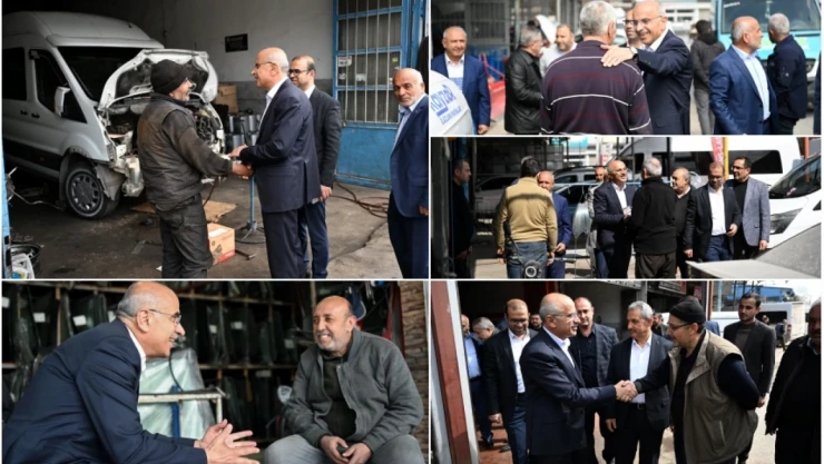 Sami Er'den Sanayi Sitesi Esnafına Ziyaret