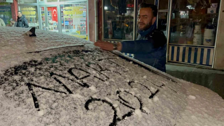 Sarıkamış'ta kar