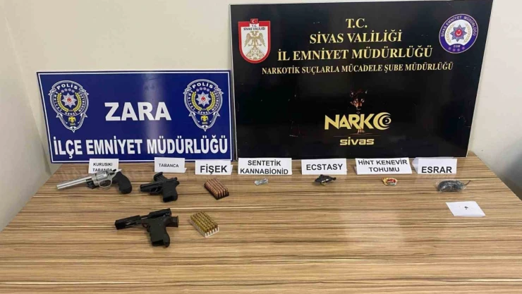 Sivas Emniyeti'nden uyuşturucuya geçit yok