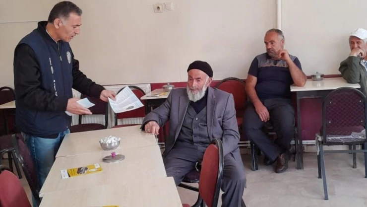 Tortum'da polisten vatandaşa uyarı