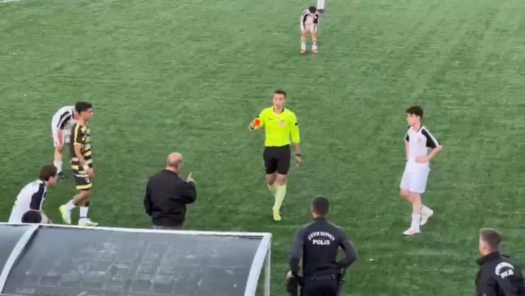 U-16 Ligi müsabakasında hakeme tokat atıldı