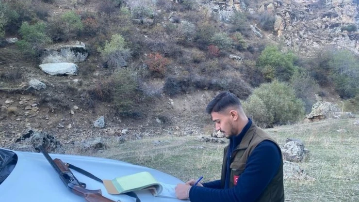 Van'da kaçak avlana şahsa 1 şahsa 11 bin 548 lira ceza