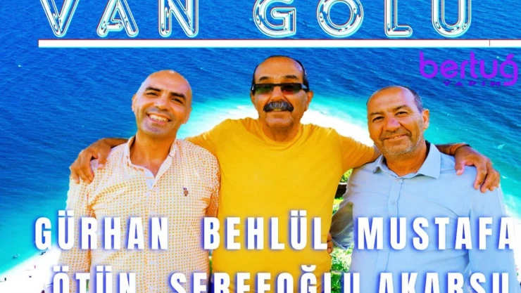 Van Gölü'ne dikkat çekmek için türkü yazıp klip çektiler