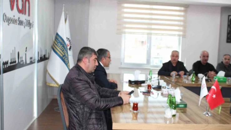 Van OSB'de 'İstişare Toplantısı' düzenlendi