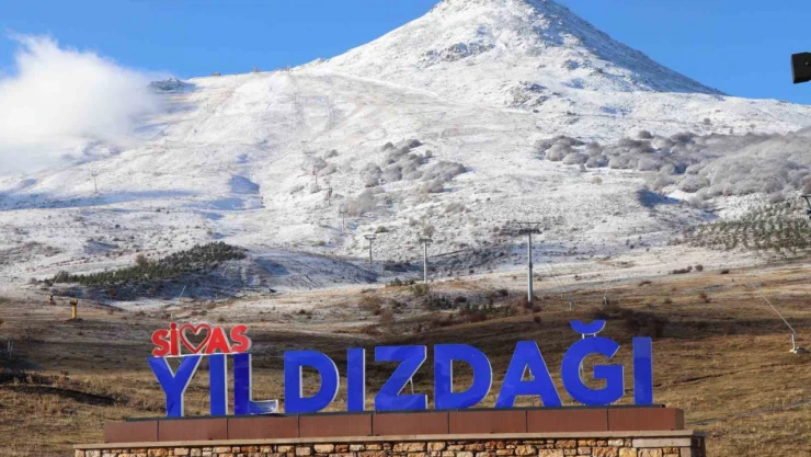 Yıldız Dağı Kayak Merkezi beyaz gelinliğini giydi